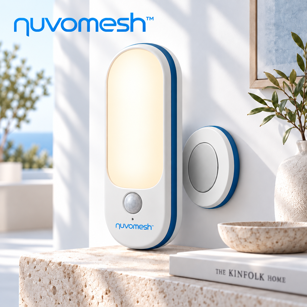 nuvomesh™ Rechargeable Motion Sensor Night Light with Magnetic Mount