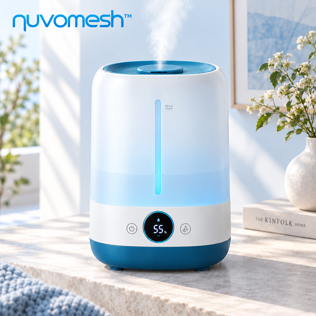 nuvomesh™ Top-Fill Digital Humidifier with Adjustable Mist Settings