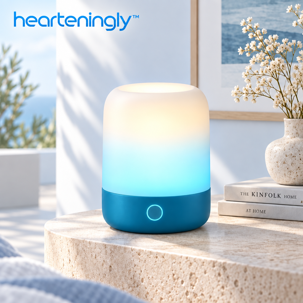 nuvomesh™ Smart Bedside Lamp with Color Light Modes and Touch Control