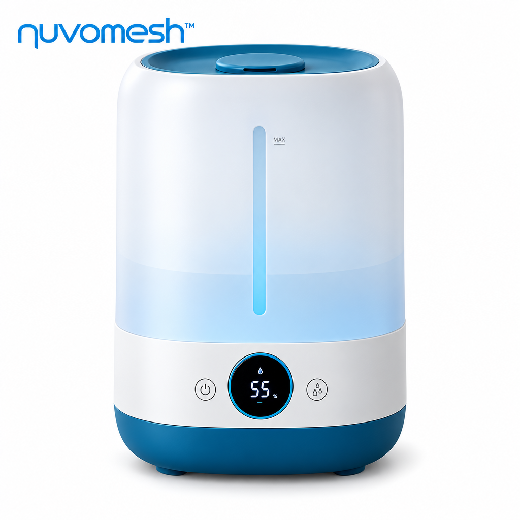 nuvomesh™ Top-Fill Digital Humidifier with Adjustable Mist Settings